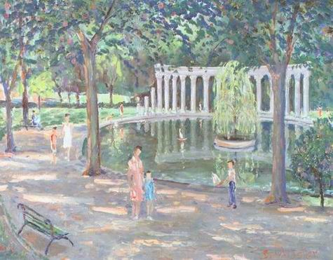 Paris Scene oil painting